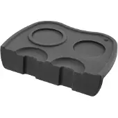 Hendi Dubbele tampmat – siliconen – 205x150x45 mm – met portafilter-uitsparing