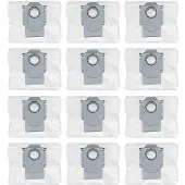 INF Stofzuigerzakken 12-pack Roborock S7 Maxv Ultra / S7 Pro Ultra / Q5 / Q5 Plus / Q7 / Q7 Plus / Q7 MAX / Q7 Max Plus