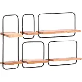 vidaXL Wandplanken 5 stuks massief acaciahout