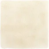 vidaXL Hoogpolig vloerkleed NAVARRA 160x160 cm polyester crèmekleurig