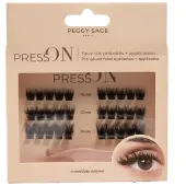 Peggy Sage DIY Lashes Press On Pre-glued Eyelashes + Applicator