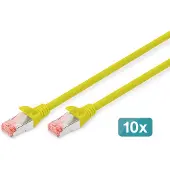 Digitus DK-1644-020-Y-10 netwerkkabel Geel 2 m Cat6 S/FTP (S-STP)