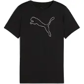 Puma TAD ESS Cat Logo Tee G Meisjes Sportshirt - Black