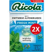 Ricola Keelpastilles Duo Fresh Mint Suikervrij 2 x 50 gr