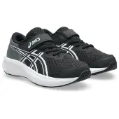 Asics Patriot 14 hardloopschoenen zwart/wit Jongens/Meisjes Mesh - maat 31.5