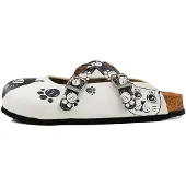 Goby Clogs 'Calceo' wit