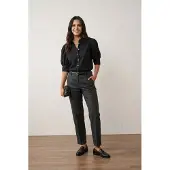 MyFashion Geknoopte Poplin Shirt met Overhemdkraag