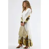 MSN Collection Tropisch Bloemenprint Maxi Jurk
