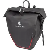 M-Wave Downtown RideBag: Waterdichte, reflecterende bagagefietstas voor bagagedrager.