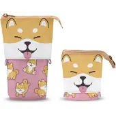 KARACTERMANIA Oh My Pop! Cute Pencil case Shiba Pink Stationery