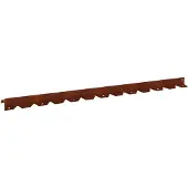 vidaXL Grasmaaiersiering, 30 stuks, 102 x 4 x 4 cm, staal, roestkleurig