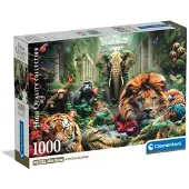 Clementoni Puzzel Mysterieus Dschungel, 1000 stukjes, voor volwassenen - HQ Collection - 70 x 50 cm - Uitdagende puzzel, geschikt voor leeftijden 14-99 - 39987