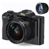 INF Digitale camera 4K, 48MP, CMOS, 16x zoom, zelfontspanner