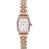 Emporio Armani AR11406 Witte Wijzerplaat Dames Horloge