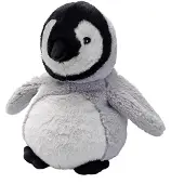 Greenlife value gmbh Magnetronknuffel Pinguïn H25cm Grijs grijs Pluche