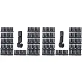 Semoic 200 Stuks Helmclips voor Hoofdlamp, Helmaccessoires, Hoofdlamphaak, Helmclips, Hoofdlampclips