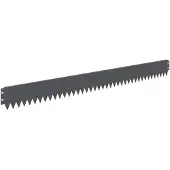 vidaXL Gazonrand 30 st 103 x 10 cm Staal Antracietkleurig