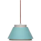 Hubsch Hanglamp Remi, dimbaar, blauw, Woon-/ Eetkamer, metaal, Scandinavisch, hanglamp