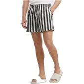 Urban Classics Zwemshorts zwart / wit