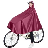 INF Waterdichte regenponcho voor op de fiets Red