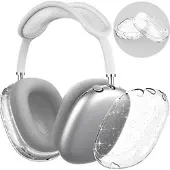 INF Glinsterende transparante TPU-hoes voor AirPods Max