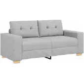 vidaXL Loveseat Bank Wolkengrijs 180x77x82 cm Stof