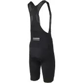Agu Essential Fietsbroek Heren met Zeem – Core Pad Zeem – Mesh Bretels – Ademend – Zwart – Maat XL