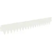 vidaXL Graskantafboording, 10 stuks, 103 x 15 cm, staal, wit