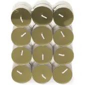 Spaas Geurkaars Essential Collection Romantic Reflections Groen 4,5 Uur D 3,9 H 1,6 Cm 24 Stuks