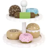 Jabadabado Cake Plate White Goud Kinderen