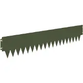 vidaXL Grasafscherming 30 st 103 x 20 cm Metaal Olijfgroen