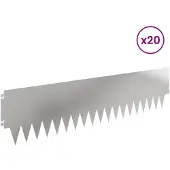 vidaXL Grasafscherming 20 st Metaal