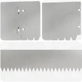 vidaXL Graskantafboording, 20 stuks, 103 x 15 cm, staal, zilver
