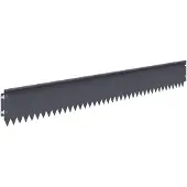 vidaXL Gazonrand 30 st 103 x 15 cm Staal Antracietkleurig
