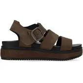 Shabbies Dames Sandalen Maro Bold - Bruin - Maat 38