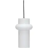 Hubsch - Pilule Pendant - Shiny White - ø15xh25cm
