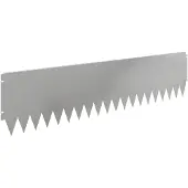 vidaXL Gazonrand 10 st 103 x 25 cm Staal Zilverkleurig