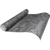 vidaXL 3D Steen Behang Zwart 10 x 0,53 m Non-Woven Stof