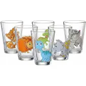 Ritzenhoff & Breker Kindergläser Dino und Waldtiere 200 ml Set van 6