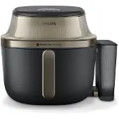Philips Airfryer 5000-serie Met Stoomfunctie - Na543/00 – Steamclean Steamfry 72 L Tot 6 Personen Heteluchtfriteuse Met Stoomfunctie Zwart