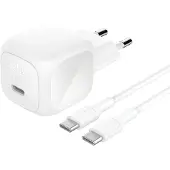 Belkin USB-C Wandlader 45 W met 1 m USB-C-naar-USB-C Kabel –Universeel - Wit