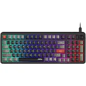 MSI FORGE GK110, Kabel, USB, Membraan toetsenbord, QWERTY-indeling, RGB LED-verlichting, Zwart