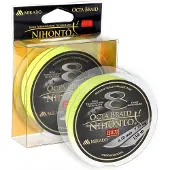 Mikado Nihonto Octa Gevlochten Vislijn 150 M Geel 0.160 mm