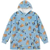 Blueys Hoodie deken - Voor kinderen - Blauw