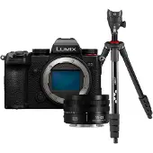 Panasonic LUMIX S5D + 18-40mm + Joby Action Tripod