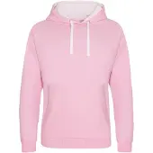 Just Hoods JH003 Varsity Hoodie - Roze