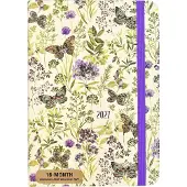 Peter Pauper Press Amethyst Butterflies Compact diary 16-mnds 2027