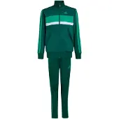 Adidas Sportswear junior trainingspak - groen Jongens/Meisjes Polyester Opstaande kraag - maat 176