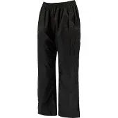 Regatta kids broek Pack It zwart Regenbroek Jongens/Meisjes Polyamide Effen - maat 128