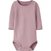 Name it Romper l/s - NbfKirsa - Lilas - - 50 - Rompers Lange Mouw